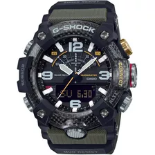 Relógio Casio G Shock Gg-b100-1a3 Verde Mudmaster Bluetooth Cor Da Correia Verde-escuro Cor Do Bisel Preto Cor Do Fundo Preto