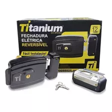 Fechadura Elétrica Reversível Titanium Porteiros Eletrônico