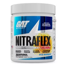 Nitraflex Burn Blue Raspberry 30 Serv. 318 Grs Gat. Sabor Mora Azul