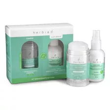 Kit Desodorante Kristall Natural 100g E Spray Higienizante