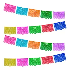 Tiras De Papel Picado Encanto Natural Multicolor