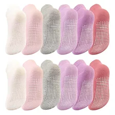 Calcetines Antideslizantes Para Bebés (12-36 Meses) 12 Pares