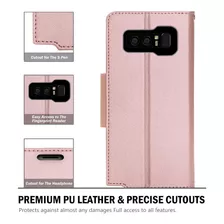 Procase - Funda Tipo Cartera Para Galaxy Note 8 (función Atr