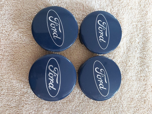 4 Centros De Rin Ford Fiesta,escape,edge 54 Mm Originales Foto 2