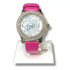 Relógio Marc Ecko - Pulseira De Couro Feminino Pink+frete