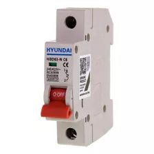 Breaker Hyundai 1p 6a Para Riel Din