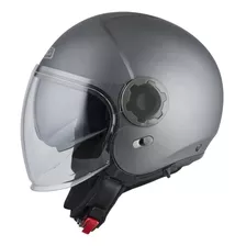 Capacete Nzi Ringway Duo Cinza Fosco Cor Cinza-claro Tamanho Do Capacete 57/58 (m)