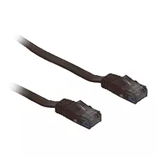 C E Cat6 6 Feet Flat Utp Cable 32awg Black