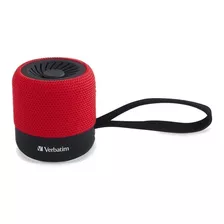 Parlante Verbatim Mini Bluetooth Portátil Con Bluetooth Rojo