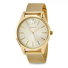 Relógio Lince Feminino Dourado Lrgj147l C1kx