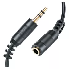 Cable De Extension Aux 3,5mm Macho A Hembra | Negro / 7,6m