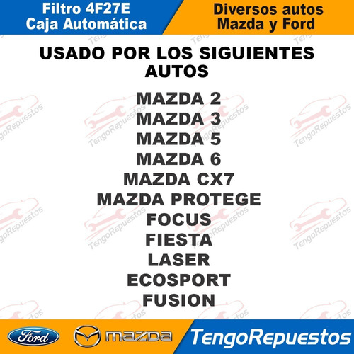 Filtro Empaquetadura Caja Automtica Mazda 2 3 4 5 6 Cx7 Foto 3