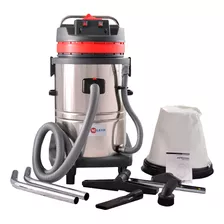 Aspiradora Industrial 60lts 2 Motores Polvo Y Liquido 2000w