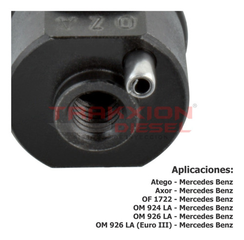 6 Inyectores Diesel Bosch Para Om 926 Om926 Mb A0060178421 Foto 6