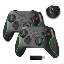 Kit 2 Controles Xbox One Compatível Sem Fio Bluetooth Pc