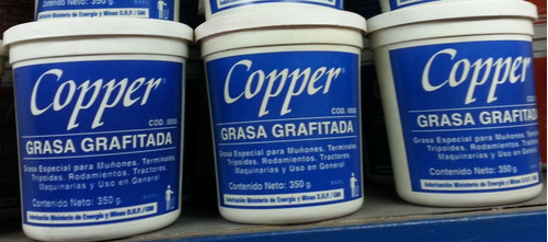 Grasa Grafitada Copper 350grs Al Mayor Y Detal 