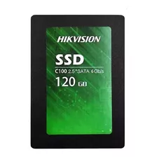 Ssd Hikvision Solid 120 Gb C100 2.5 Sata3 6,0 Gbps Cor Preta Tamanho 2,5