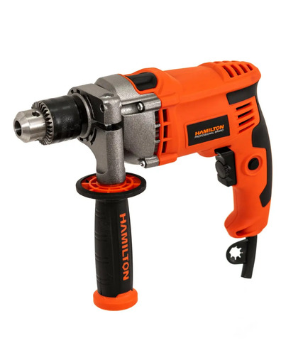 Taladro Percutor Electrico Hamilton 13mm 950w Htp003 Dgm Naranja 50 Hz X 60 Hz