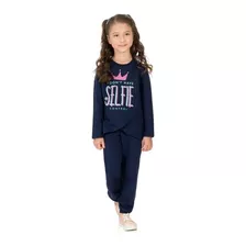 Conjunto Infantil Moletom Selfie - Tileesul