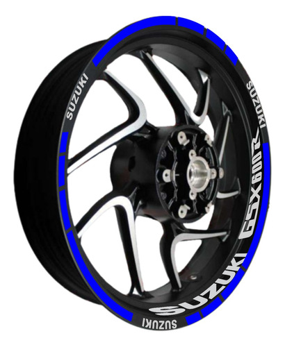 Calcomanias Stickers Para Rines Suzuki Gsx 600 R Rin Moto Ss Foto 3