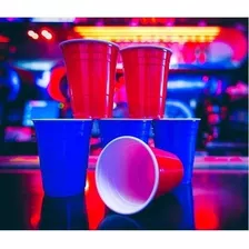 Copo Festa Americano 100un Descartável Balada 400ml Beerpong Cor Amarelo