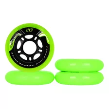 Jogo De Rodas Traxart Freestyle Krazyleg 76mm - Verde