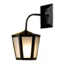 Luminária Colonial Led De Parede Ideal Iluminação L-1-b Cor Preto 110v/220v