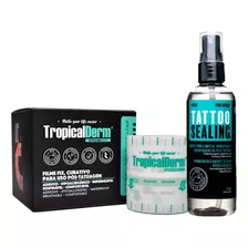 Tropicalderm Fix 5x5m Tattoo + Sealing Spray 120ml Tatuagem