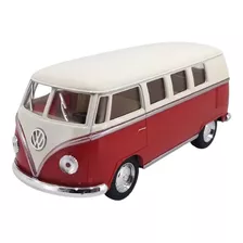 Miniatura Kombi Furgão 1962 1:32 Kinsmart Abre Portas Br/ver