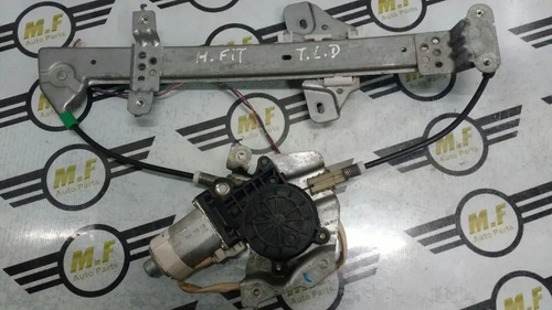 Maquina De Vidro Eletrica Tras Direita Honda Fit 2004 Mf-7h2 1