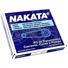 Kit Relação Tração Honda Cg 150 Es Ks 2006 Original Nakata