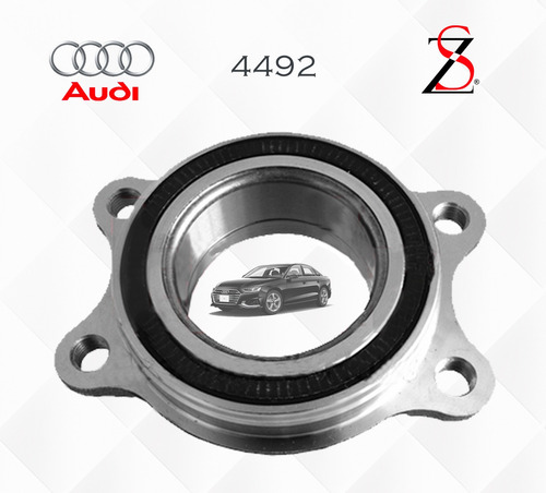 Kit 1 Maza Con Balero Trasera Audi S4 2009 - 2016 Foto 2