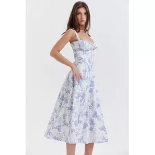 Vestido Fiesta De Moda Casual Para Mujer Sin Tirantes