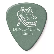 Jim Dunlop 417p1.5 Gator Standard Pack 12 Puas 1.5 Color Verde Oscuro Tamaño 1.5