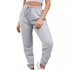 Babucha Jogger Mujer Casual Frisa Pantalón Elástico Friza