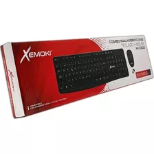 Combo Teclado Y Mouse Xemoki Inalámbrico 2.4ghz Usb Nano Zuk