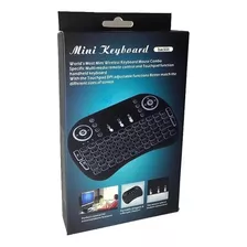 Mini Teclado Inalámbrico Smart Tv ,touch Pad C/ Iluminación