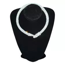 Colar Gargantilha Choker Cobra Serpente Corpo Com Strass