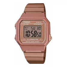 Relógio Casio Feminino Vintage B650wc-5adf Rose Digital Cor Do Fundo Rosê