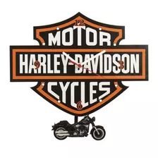 Relógio Harley Davidson - Pêndulo - Mdf - Oferta Especial