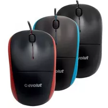 Mouse Usb Optico Evolut Eo-102 Red 1000 Dpi /ms851