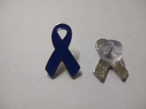 Pin/ Broche Laço Novembro Azul Cancer De Prostata Kit 10 Un.