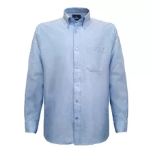 Camisa Oxford Hombre Premium Manga Larga Uv+ Indusbord®