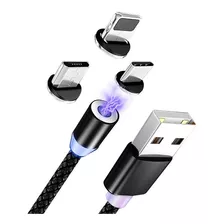 Cable Magnetico Cargador Micro Usb Tipo C iPhone Compatible