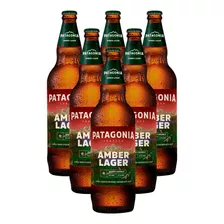Cerveza Patagonia Amber Lager 710 Ml X6