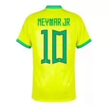 Camiseta De Futbol Neymar Jr Brasil Niño Adulto