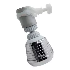 Grifo Ahorrador De Agua Para Llave Cocina Baño Lavaplatos Mn Color Blanco