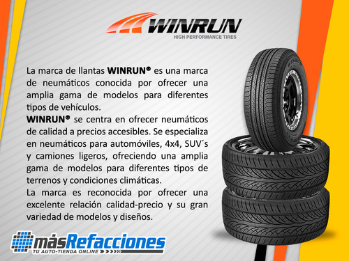 2 Llantas 185/65 R14 86h Winrun R380 Sin Rin Foto 3