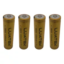 4 Bateria 18650 Recarregável 3.7v 