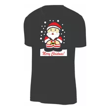 Camisetas Navideñas Papa Noel Muñeco Nieve Reno Pinguino X 1